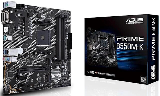 ASUS PRIME B550M-K ARGB AM4 DDR4 SES GLAN DP/HDMI SATA3 USB3...